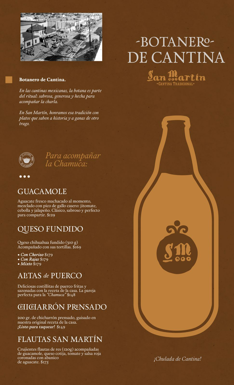 Menu San Martin